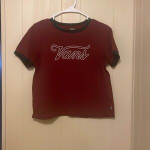 Vans maroon crop tee I’ve had it for a few years never really wore it.